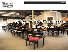 Tablet Screenshot of pianodistributors.com
